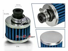 Blue Universal Crankcase Air Breather Filter 38 Inch 10mm Inlet For Engine