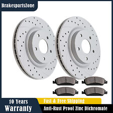 Front Brake Rotors Pads Fit For Nissan Maxima 2009-2020 Drilled Slotted Brakes
