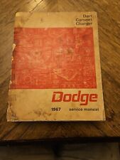 1967 Dodge Charger Coronet Dart Original Factory Service Manual
