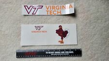 Virginia Tech Lot Of 4 Stickers Hokies