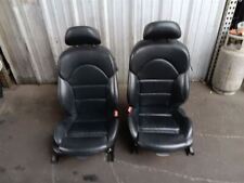 2001-2006 Bmw E46 M3 Coupe Front Seats Left Right Pair Seat Black Leather Notes