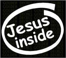 Jesus Inside Vinyl Decal Sticker Funny Jeep Truck Car Wall Pc Laptop