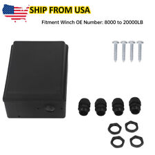 New Winch Controller Housing Abs High Strength Protection Box Kit Fit For 8000