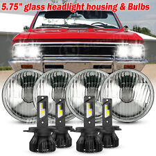 4pcs 5.75 5-34 Round Led Headlights Hilo Beam For Chevy Chevelle 1964-1970