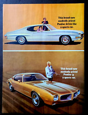 Pontiac Firebird Tempest 2-door 1970 Vintage Print Ad