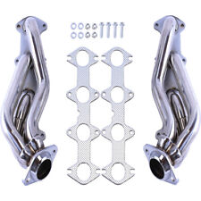 New Shorty Headers For 04-10 Ford F150 Xl Xlt Fx4 King Ranch Lariat 5.4l 330 V8