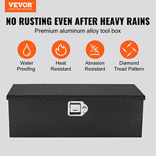 Vevor Heavy Duty Aluminum Truck Bed Tool Box Diamond Plate Tool Box With Side H