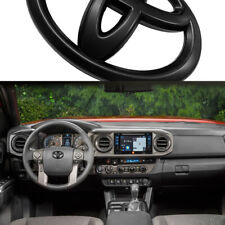3d Black Steering Wheel Emblem Overlay Blackout Protector For Tacoma 2010-2023