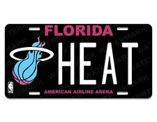 Miami Heat Florida State Custom Art Aluminum Novelty Auto License Plate Tag
