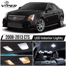2008-2013 Cadillac Cts Cts-v White Led Interior Lights Package Kit