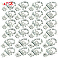 24pcs D Ring Tie Downs 14 Truck Car Trailer Tie Down Strap Chain Rope Rings
