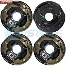 2 Pairs Electric Trailer Brake 10 X 2-14 Assembly Kit 3500 Lbs Axle -21003