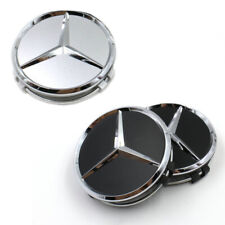 4pcs 60mm75mm Wheel Hub Caps Tire Center Covers Logo Emblems For Mercedes Benz