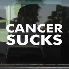 Cancer Sucks Decal Sticker