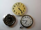 3 Vintage Elgin Rival Octavia Ww1 Military Usap Car Automotive Clock Movements