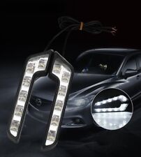 Pair Car Front Bumper Driving Fog Lights Lamps Kit L Shaped 6led Super White