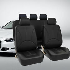 For Toyota Auto Car Seat Cover Full Set Leather 5-seat Front Rear Protector