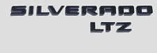 New 2019-2023 Chevrolet Silverado Ltz Gloss Black Tailgate Emblem Badge Oem Gm