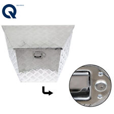 291518 Aluminum Diamond Plate Tongue Tool Box For Truck Trailer Lock Key