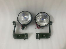 Fit For Willys Jeep Mb Ford Gpw Headlight Light With Bracket Pair Left Right