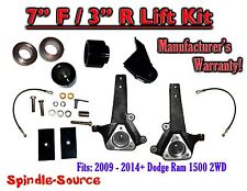7 3 Lift Kit For 09 - 18 Dodge Ram 1500 2wd Only Hemi Non-hemi V6 V8