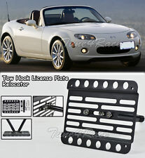 For 06-08 Mazda Mx-5 Nc Miata Front Bumper Tow Hook License Plate Bracket Mount