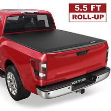5.5ft Soft Roll-up Truck Tonneau Cover For 2004-2015 Nissan Titan Short Bed