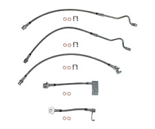 Brake Hose Kit For 99-04 Ford F-250f-350 Superduty 4wd Awabs Non-staggered Rear