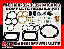 Vw Jeep Weber 3236 - 38 Epc 3236 38 Dgav Dgev Dgas Complet Rebuild Kit 701