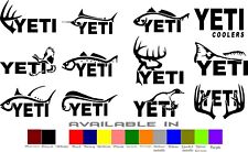 12 Yeti Outdoor Bundle Fishing Hunting Deer Duck 4 Vinyl Window Decal Sticker