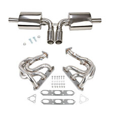 Stainless Catback Exhaust System Kits For 96-04 Porsche Boxsters 986 2.5l 2.7l