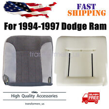 For 1994-1997 Dodge Ram 1500 2500 3500 Slt Driver Bottom Cloth Seat Cover Foam