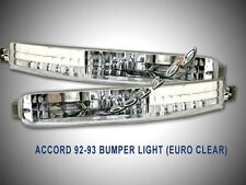 Fit For 1992 1993 Honda Accord Signal Clear Bumper Lights