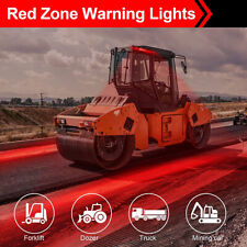 Truck Red Line Warning Lamp 6 Led 30w Forklift Truck Safety Working Light 10-80v