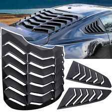 Rearside Window Louver Windshield Sun Shade Cover Gt For Ford Mustang 2015-2021