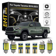 White Led Interior Lights Package Kit For 2016-2023 Toyota Tacoma Pry Tool Set