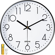 Wall Clock 12 Inch Wall Clocks Battery Operated Large Wall Clock With Stereoscop