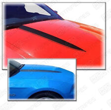 Ford Mustang 2010-2012 Hood Cowl Side Spear Stripes Decals Pair Choose Color
