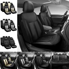 For Ford Mustang Pu Leather Car Seat Covers 5-seat Front Rear Protector Full Set
