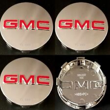 Gmc 83mm Chrome Center Caps 2014-2019 Sierra Limited Yukon Xl 20 22 Wheels