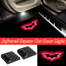 2x Led Red Dark Knight Batman Car Door Laser Welcome Projector Shadow Lights