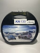 Set Of 2 Flyaway Kn130 Snow Tire Chains For Car Suv Pickup Trucks