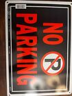 Hillman English Black No Parking Sign 10 In. H X 14 In.