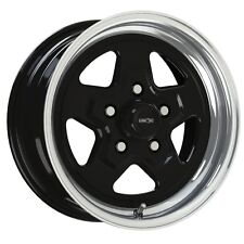 15x8 Vision Nitro Black Sport Star Pro Drag Racing Wheel 5x4.75 1pc No Weld 5.5