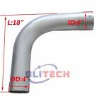 Aluminized 90 Degree 4 Inch Exhaust Elbow 4od X 18 Inch Arms Truck Pipe
