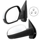 Side View Mirrors Power Heated Chrome Left Right Pair Set For Chevy Gmc Sierra