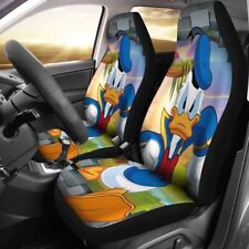 Angry Donald Duck Funny Cartoon Car Seat Covers