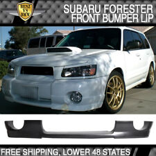 Fits 03-05 Subaru Forester Sg5 Ds Style Front Bumper Lip Spoiler Bodykit Pu