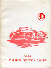 Mg Cars 1957-1959 Mga Inc Twin Cam Magnette - Very Useful Brooklands Book