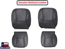 For 02-05 Dodge Ram 1500 2500 St Base Work Truck Leather Seat Covers Dark Gray